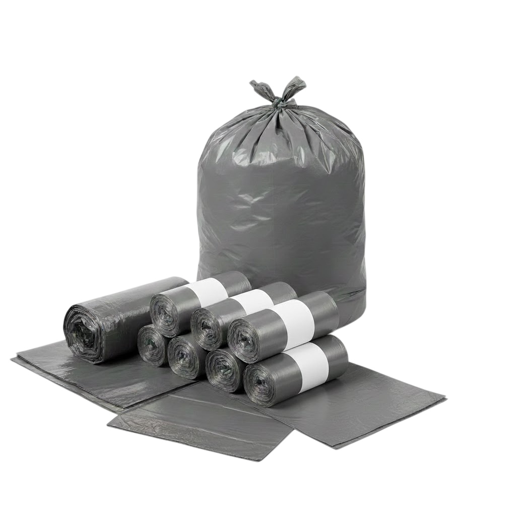 Grey garbage bags - RAKPACK quality assurance